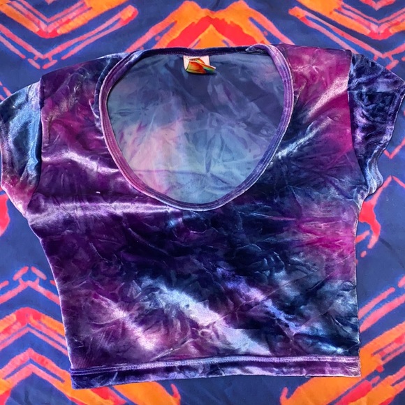Velvet Crop Top - Picture 1 of 2
